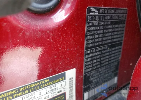 2017 Jaguar F-Pace R - Sport z USA, uszkodzony, nr VIN SADCL2BV1HA084252